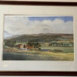 Yorkshire Dales - watercolour - framed
