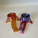 Pair of Buddies - purple/orange