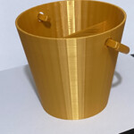 Split Water Bucket - Gold
