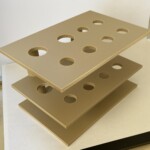 Brush stand - pale wood effect