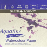 Aquafine Texture watercolour paper - A4 - cold pressed
