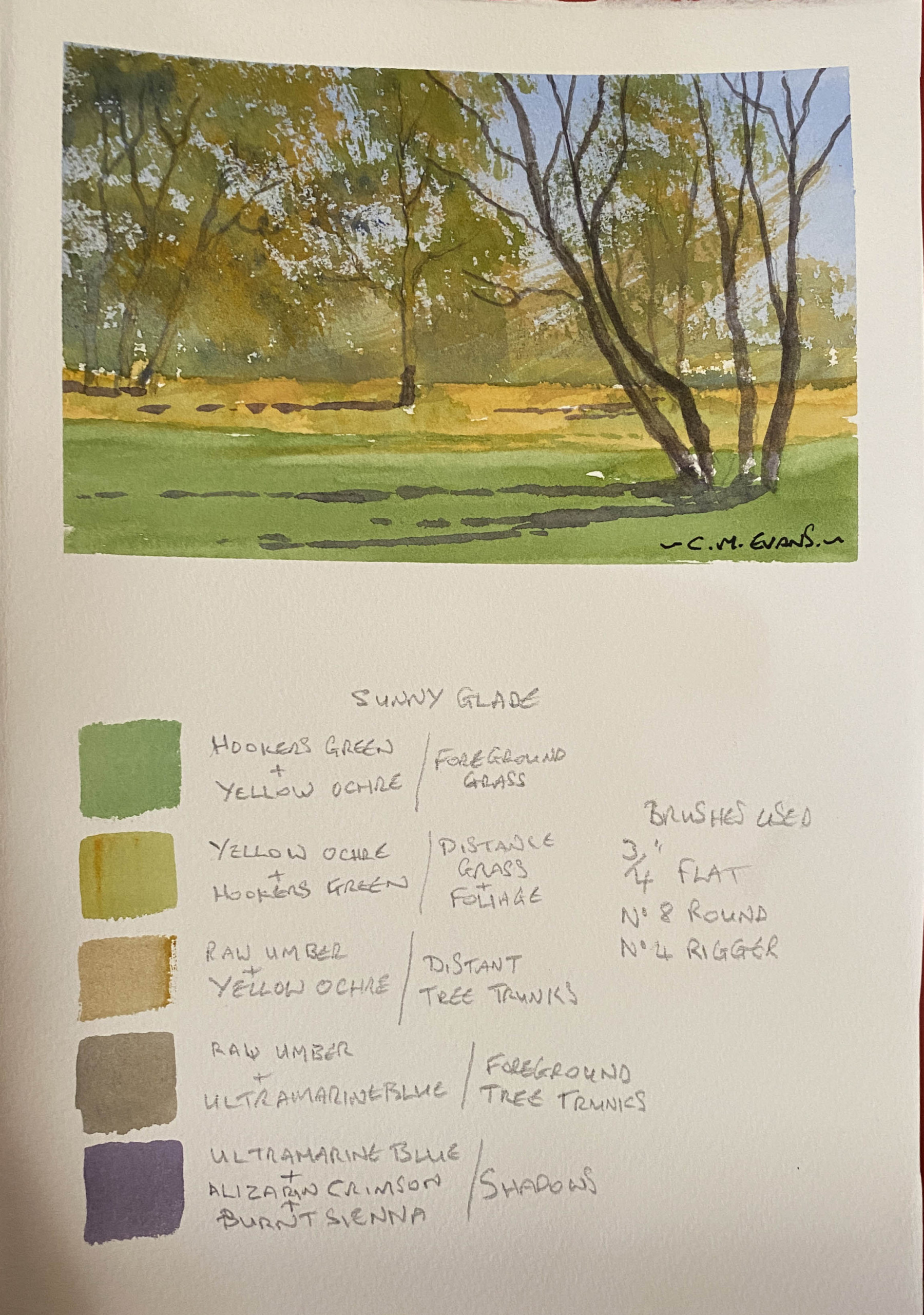 Sunny Glade – Charles Evans Art