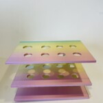 Brush stand - pearlized pastel rainbow