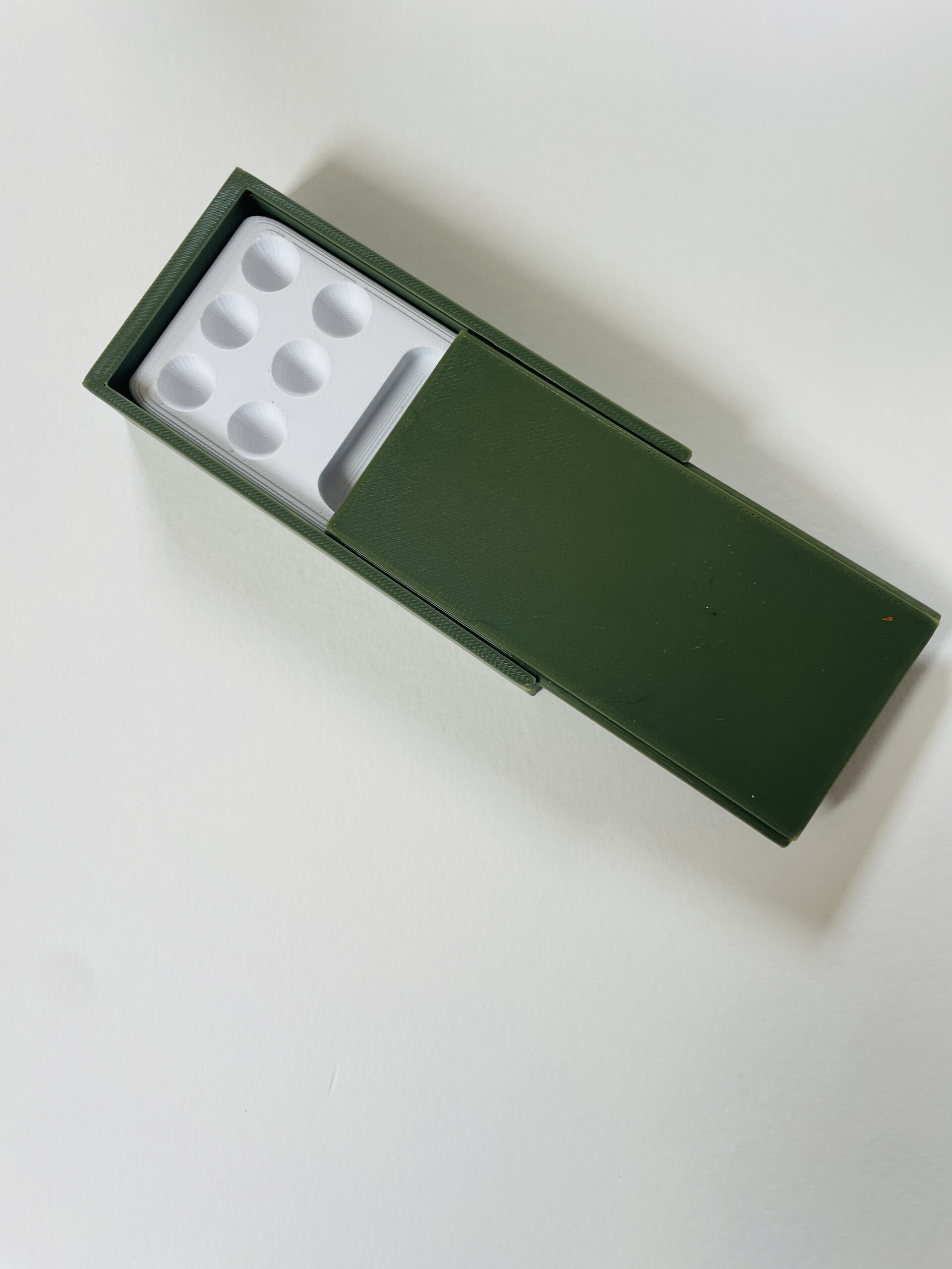 Mini pocket palette - dark green