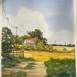 Acklington Park - watercolour